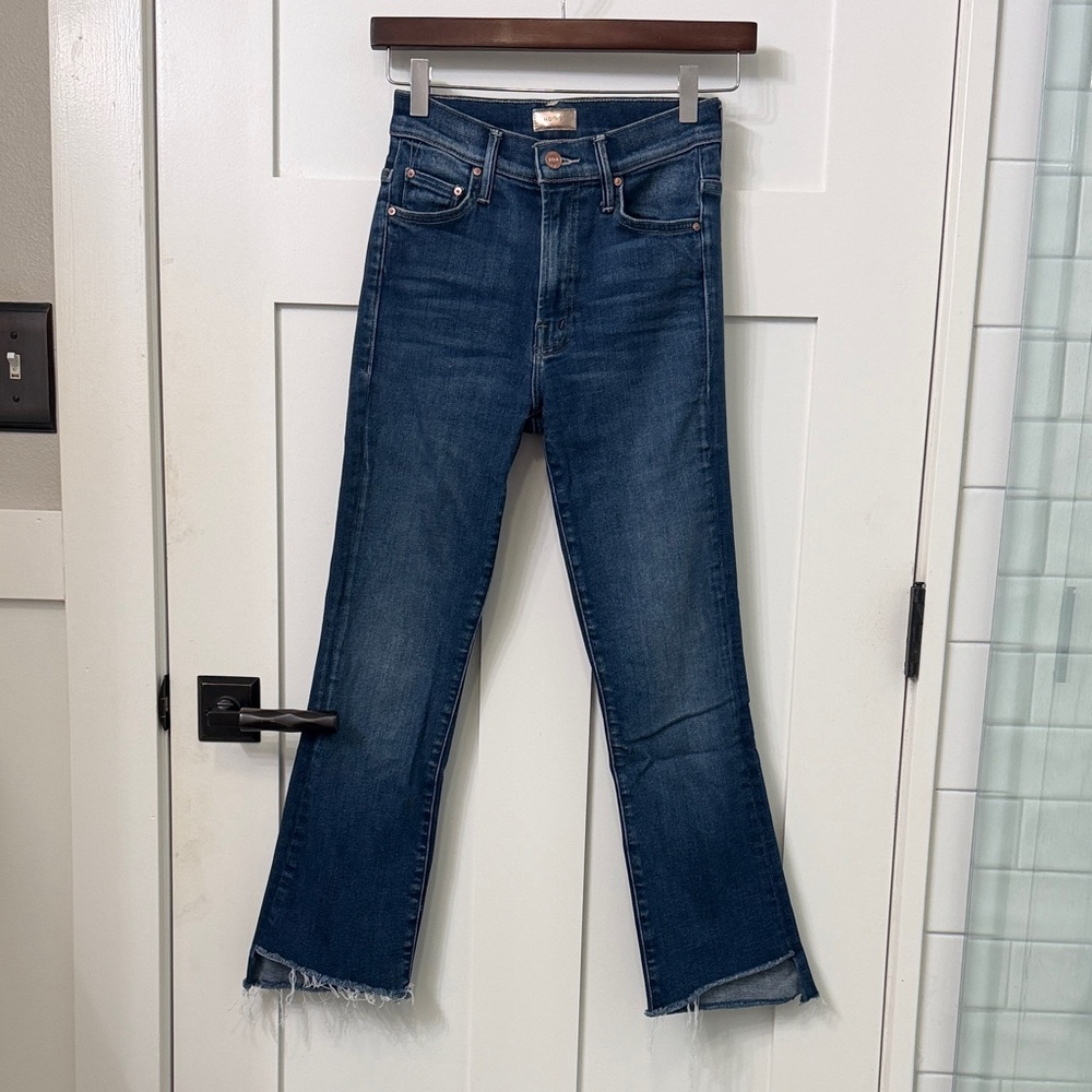 MOTHER The Insider Crop Step Fray